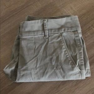 LOFT chino pants, gray, size 8